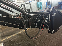 Погрузчик навесной фронтальный быстросъемный TZ-10 г/п 1000 кг (простой ковш)