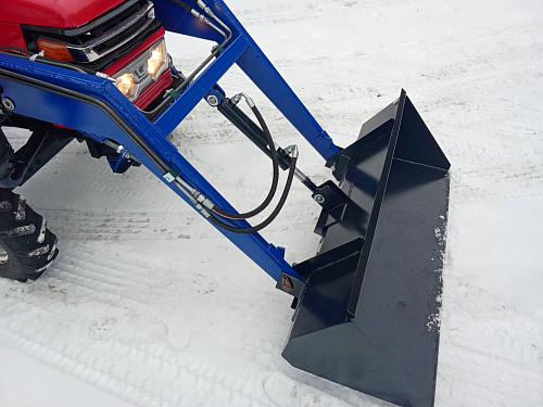 Погрузчик фронтальный на ременной минитрактор Т-15,  Т-18